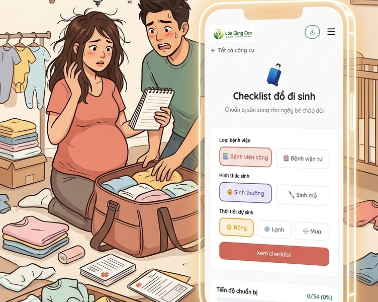Hinh anh minh hoa cong cu checklist do di sinh lon cung con